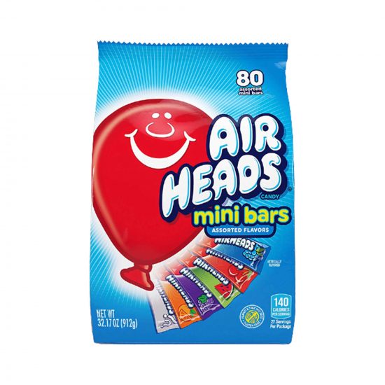 Air Heads Mini Bars 80ct 912g