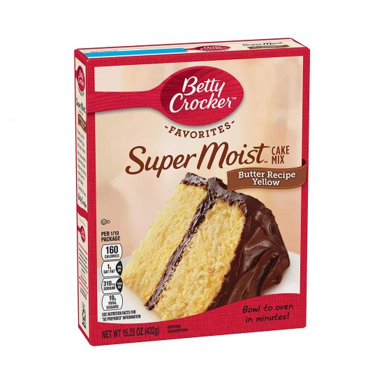 Betty Crocker Super Moist Butter Recipe Yellow Cake Mix 432g (15.25oz)