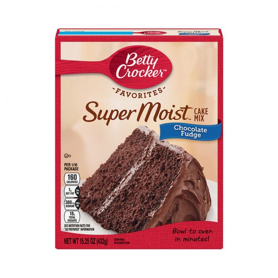 Betty Crocker Super Moist Chocolate Fudge Cake Mix 432g (15.25oz)