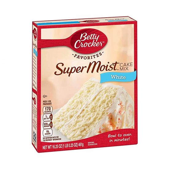Betty Crocker Super Moist White Cake Mix 461g (16.25oz)