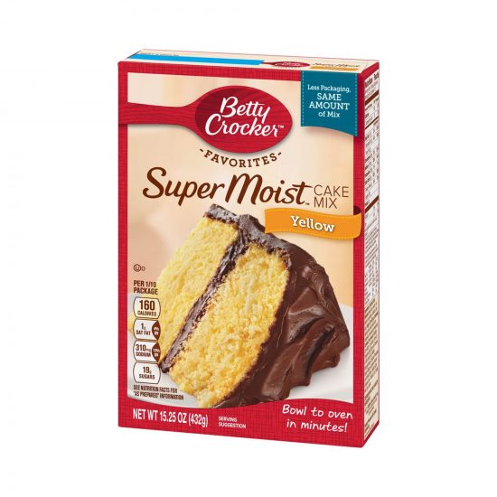 Betty Crocker Super Moist Yellow Cake Mix 432g (15.25oz)