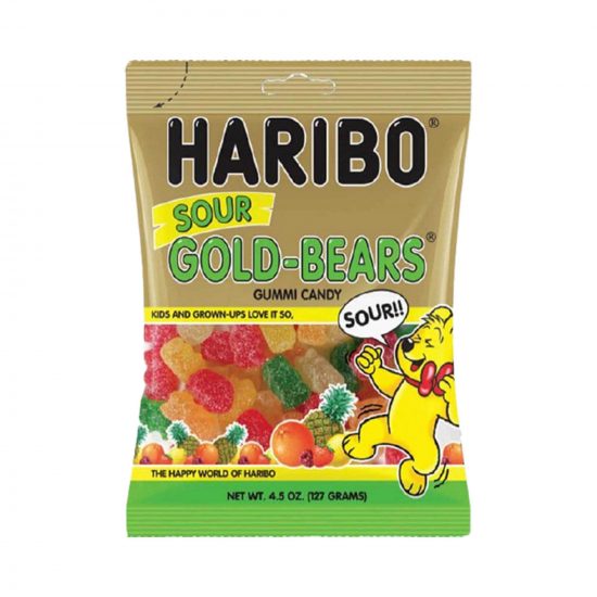 Haribo Sour Gold Bears 128g