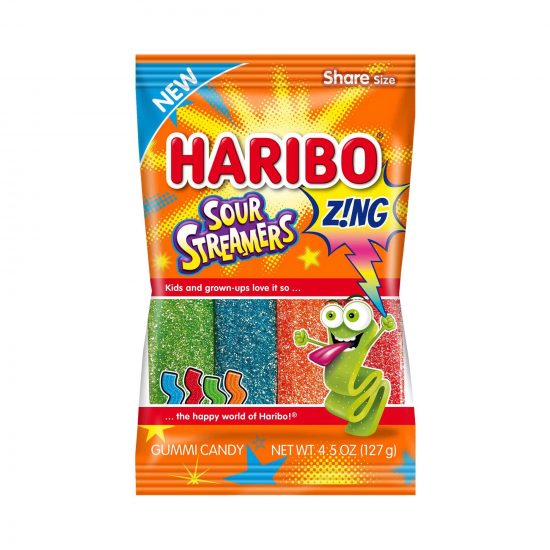 Haribo Zing Sour Steamers 128g