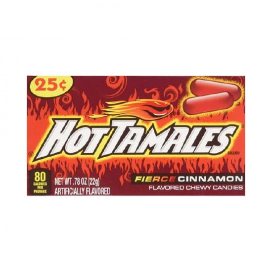 Hot Tamales Cinnamon Chewy Candy 22g