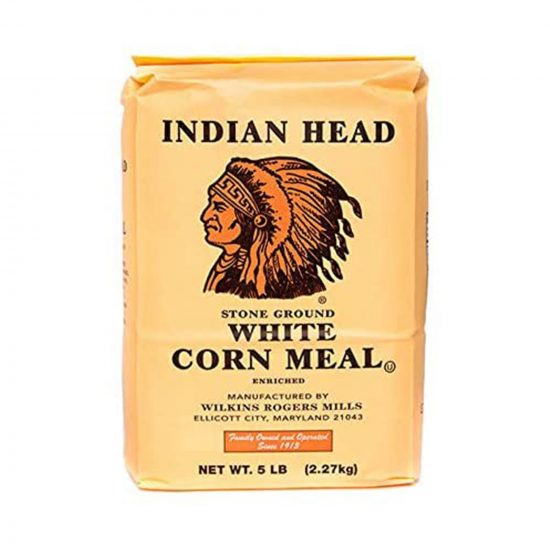 Indian Head White Corn Meal 2.27kg (5lbs)