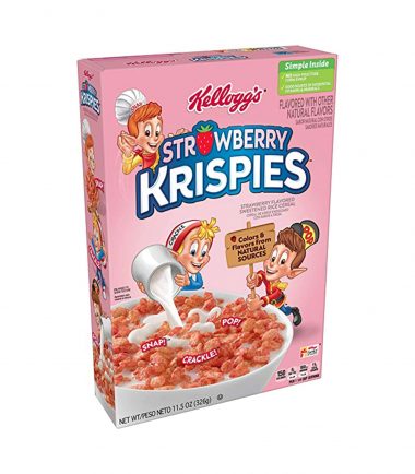 Kellogg's Strawberry Krispies 326g (11.5oz)
