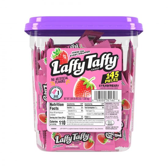 Laffy Taffy Strawberry 145 x 10g Tub