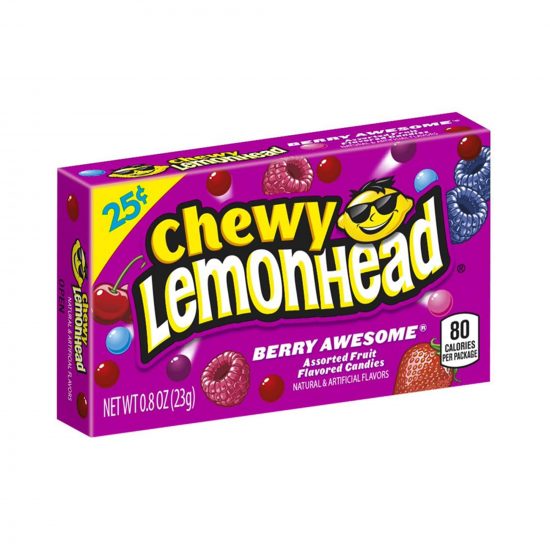Lemonhead Chewy Berry Awesome $0.25 Box 23g (0.8oz)