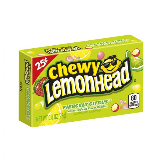 Lemonhead Chewy Fiercely Citrus $0.25 Box 23g (0.8oz)