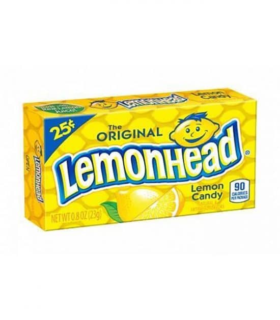 Lemonhead Chewy Original $0.25 Box 23g (0.8oz)