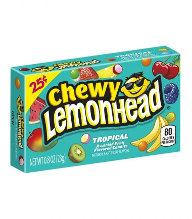 Lemonhead Chewy Tropical $0.25 Box 23g (0.8oz)