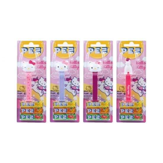 PEZ Hello Kitty Dispenser & Candy 3 Tablet Packs 24.7g