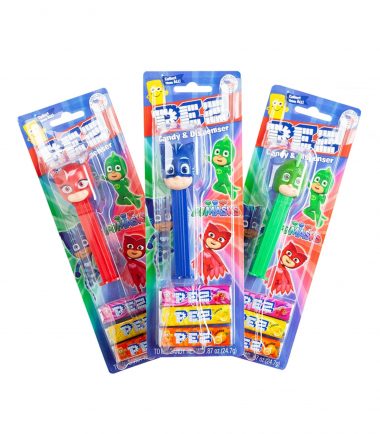 PEZ PJ Masks Dispenser & Candy 3 Tablet Packs 24.7g