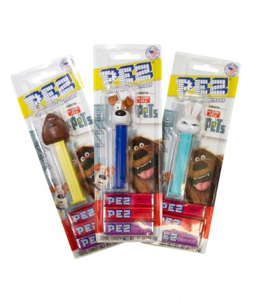 PEZ Sectret Life of Pets Dispenser & Candy 3 Tablet Packs 24.7g