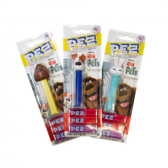 PEZ Sectret Life of Pets Dispenser & Candy 3 Tablet Packs 24.7g