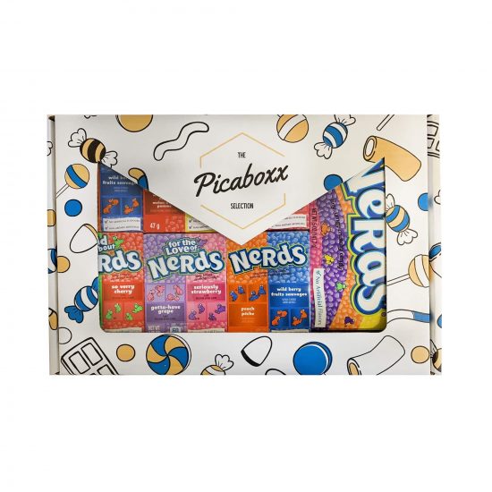 Picaboxx Premium Large Wonka Nerds American Candy Selection Gift Box – 8 Products Selection