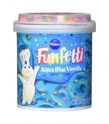 Pillsbury Aqua Blue Vanilla Funfetti Frosting 442g (15.6oz)