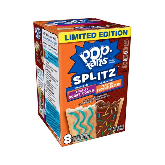 Pop Tarts Splitz Sugar Cookie & Brownie Batter 400g (14.1oz) (8 Piece)