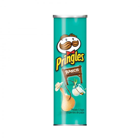 Pringles Ranch Flavour Potato Chips 158g (5.5oz)