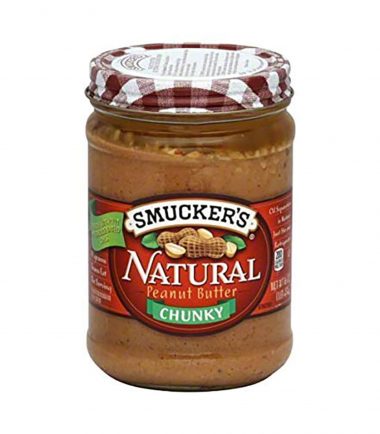 Smuckers Natural Chunky Peanut Butter 453g