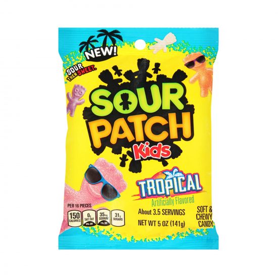 Sour Patch Kids Tropical Soft & Chewy Candy 141g (5oz)