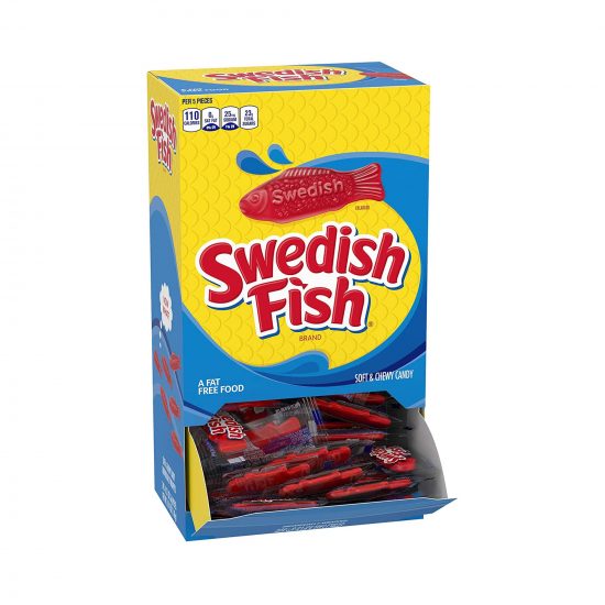Swedish Fish Individually Wrapped Soft & Chewy Candy 240ct