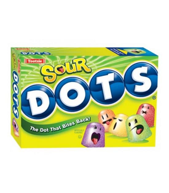 Tootsie Sour Dots Theater Box 170g (6oz)