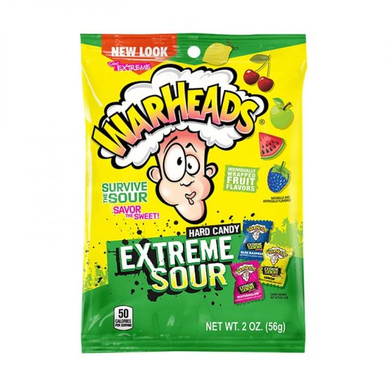 Warheads Extreme Sour Hard Candy 56g (2oz)