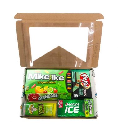 Small Green American Candy Gift Box