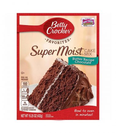 Betty Crocker Super Moist Butter Recipe Chocolate Cake Mix 432g (15.25oz)