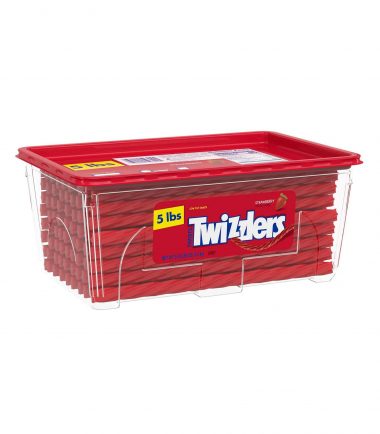 Twizzlers Strawberry Twists Tub Unwrapped 2.2kg (5lbs)
