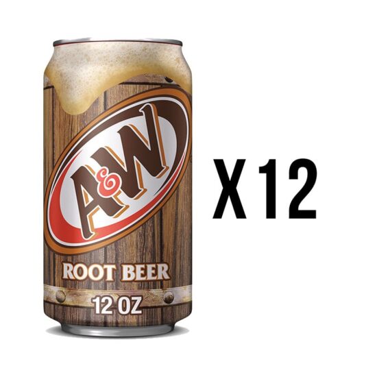 A&W American Root Beer 355ml X12