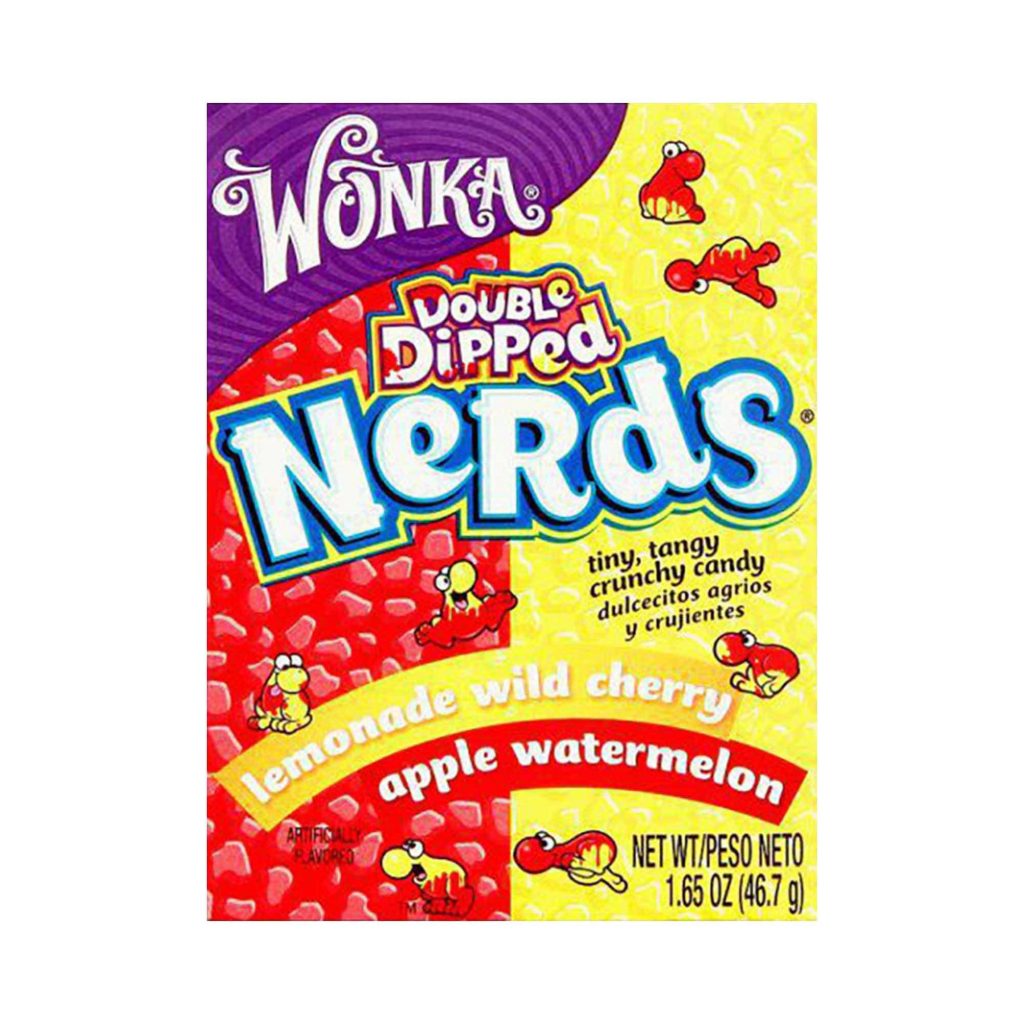 Double Dipped Lemonade Wild Cherry & Apple Watermelon Nerds 46.7g (Box of 36)