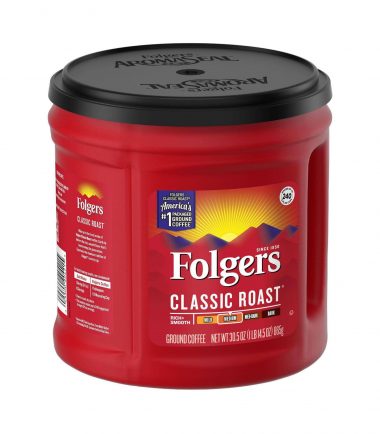 Folgers Classic Roast Ground Medium Coffee 865g