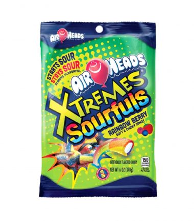 Air Heads Xtremes Sourfuls Rainbow Berry 170g