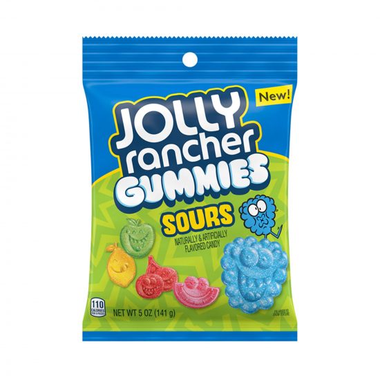 Jolly Rancher Sour Gummies Peg Bag 141g (5oz)