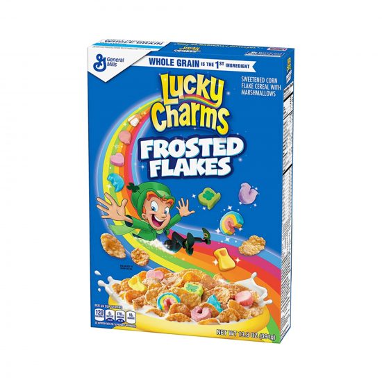 Lucky Charms Frosted Flakes Cereal 391g (13.8oz)