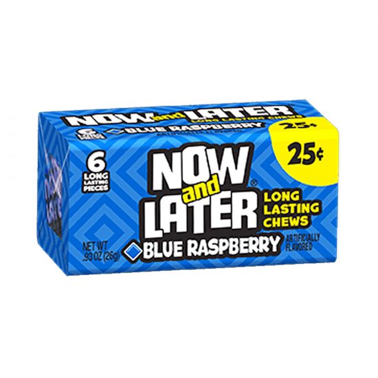Now & Later Blue Raspberry Chewy 26g (0.93oz)