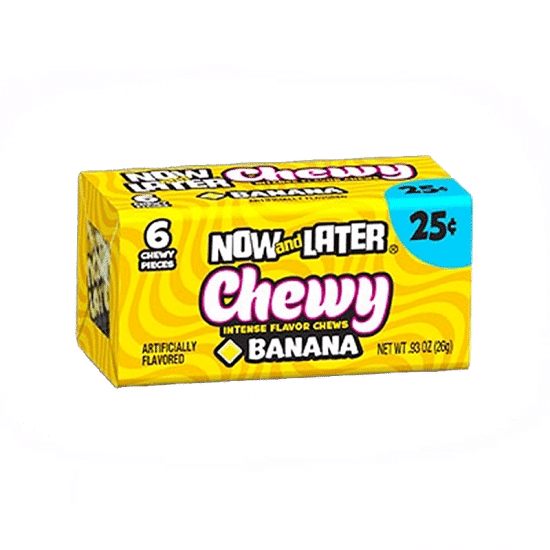 Now & Later Banana Chewy 26g (0.93oz)