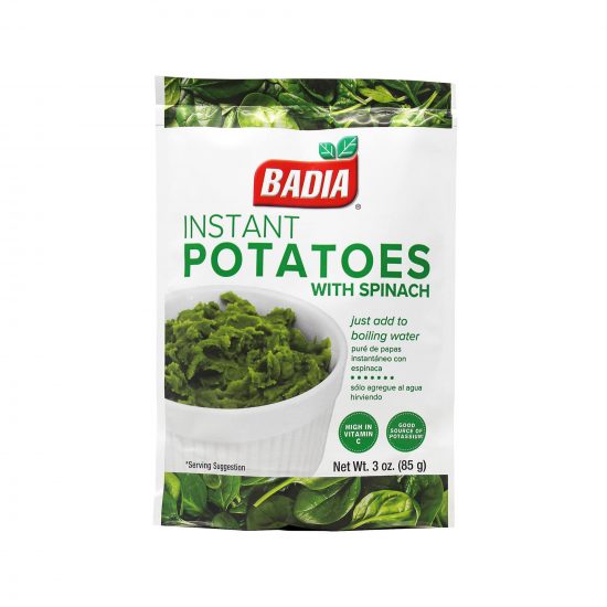 Badia Instant Potatoes with Spinach 113.4g (4oz)