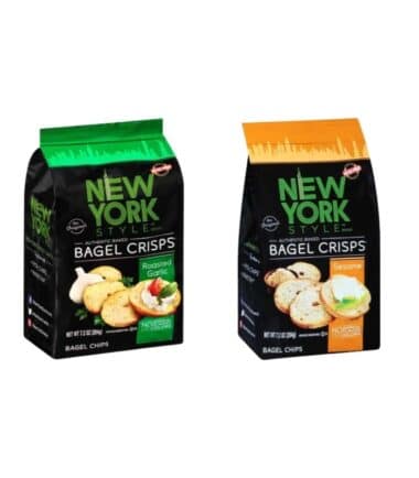 New York Style Garlic Bagel Crisps 204g (7.2oz) New York Style Sesame Bagel Crisps 204g (7.2oz)