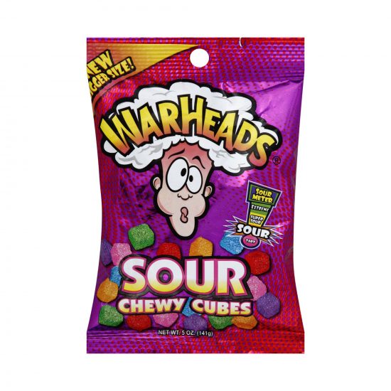 Warheads Sour Chewy Cubes 141g (5oz)