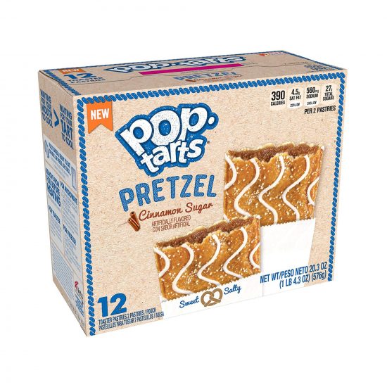 Pop Tarts Cinnamon Pretzel Sugar 576g (20.3.2oz) (6 x 2 Piece)