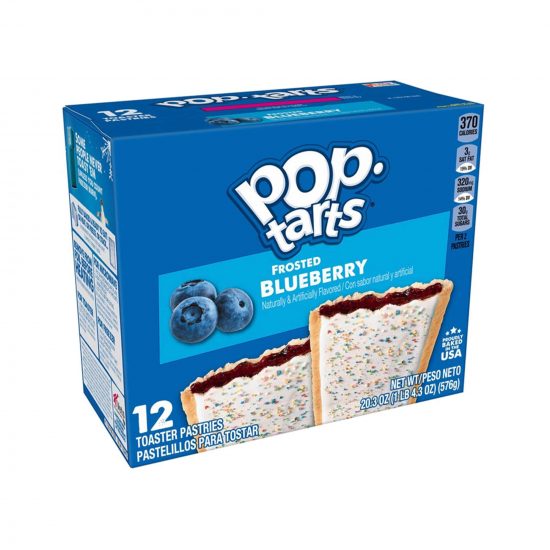Pop Tarts Frosted Blueberry 576g (20.3.2oz) (6 x 2 Piece)