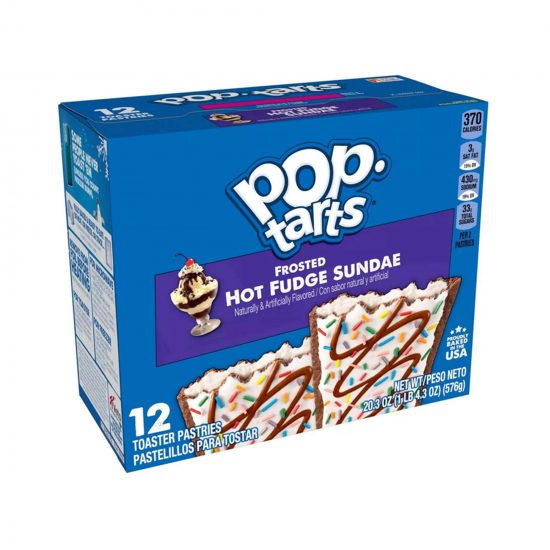 Pop Tarts Frosted Hot Fudge Sundae 576g (20.3.2oz) (6 x 2 Piece)