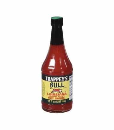 Trappey's Bull Brand Louisiana Hot Sauce 355ml (12oz) (Box of 12)