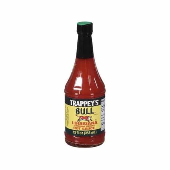 Trappey's Bull Brand Louisiana Hot Sauce 355ml (12oz) (Box of 12)