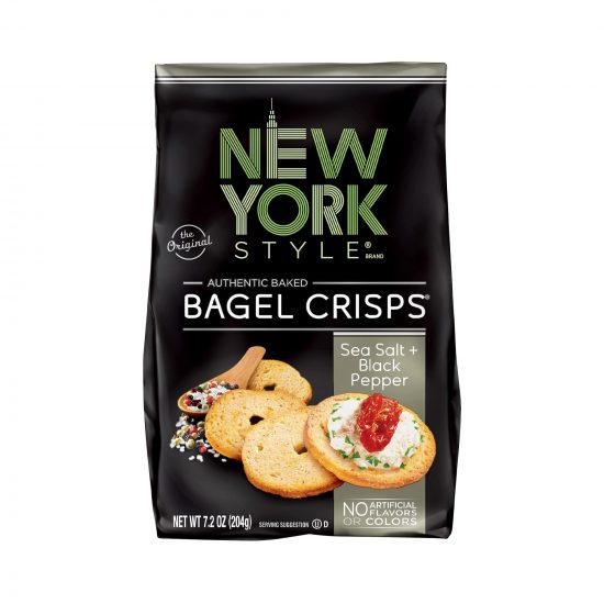 New York Style Garlic Sea Salt & Cracked Black Pepper Bagel 204g
