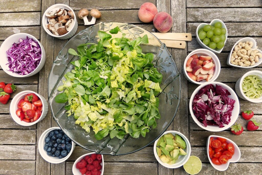 Fruit and vegetable platter