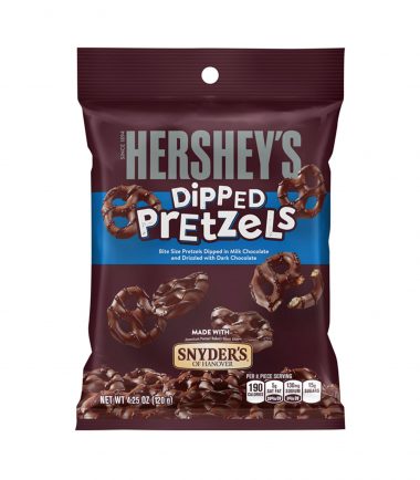 Hershey’s Milk Chocolate Dipped Pretzels 120g